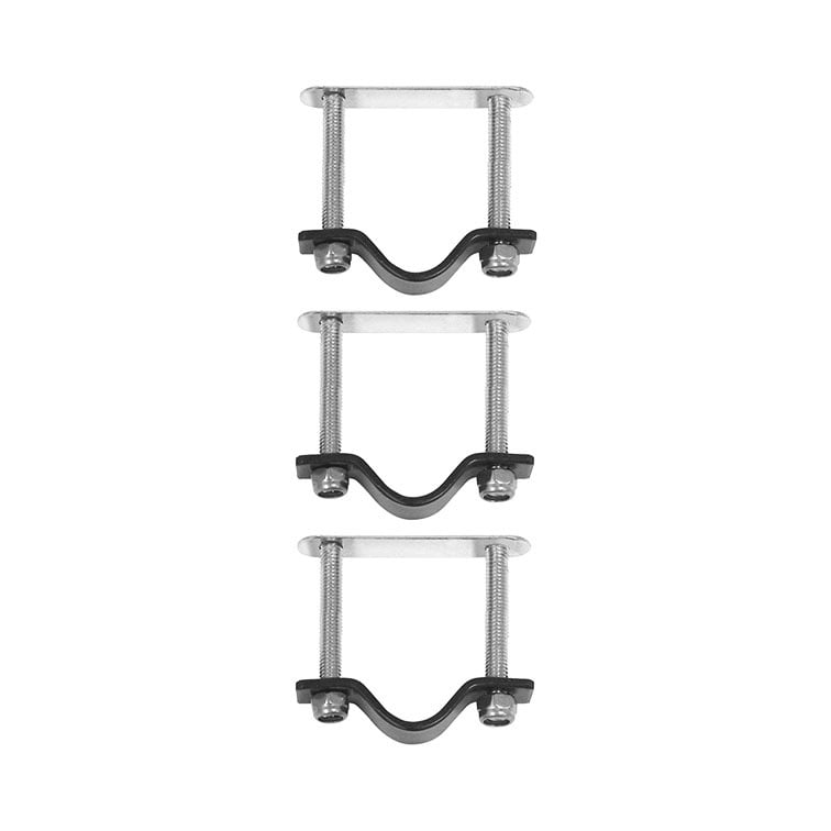 Basil Fahrrad Kisten & Rattan Körbe Befestigungsset - Edelstahl Montageset