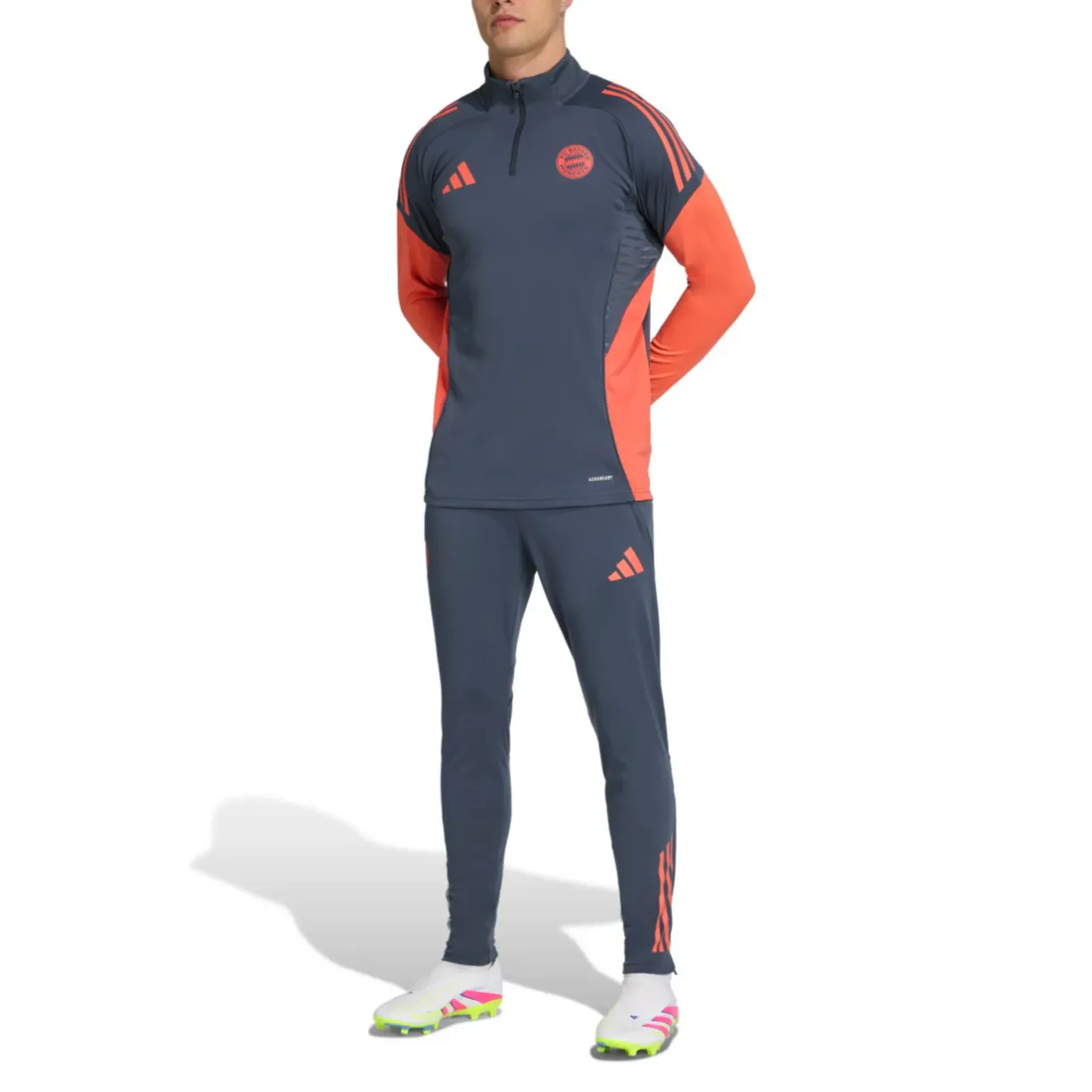 Bayern Munich grey training technical tracksuit 2025/26 - Adidas