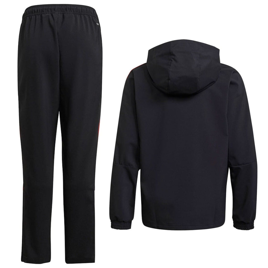 Kids - Bayern Munich black presentation tracksuit 2021/22 - Adidas