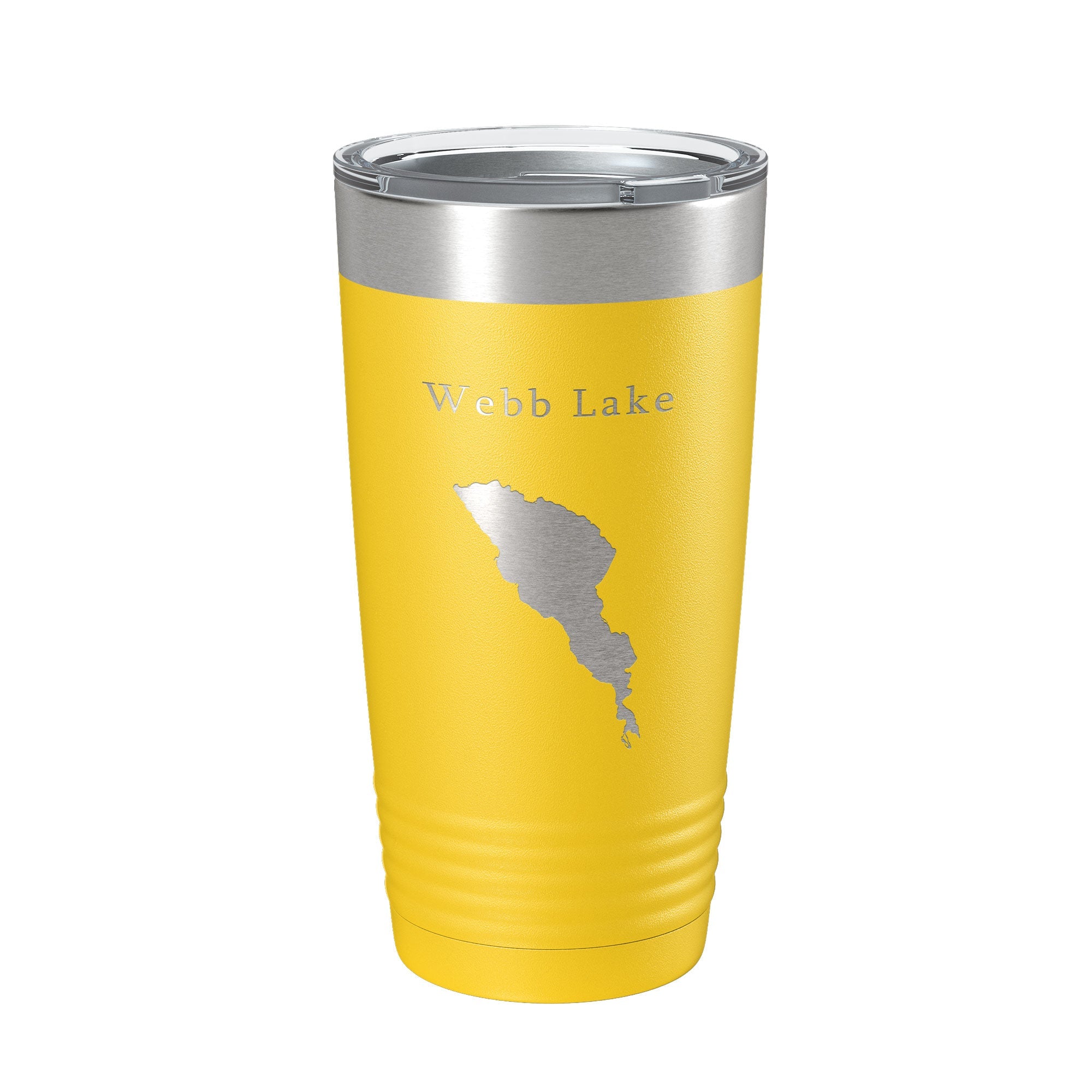 Webb Lake Map Tumbler Travel Mug Insulated Laser Engraved Coffee Cup Maine 20 oz