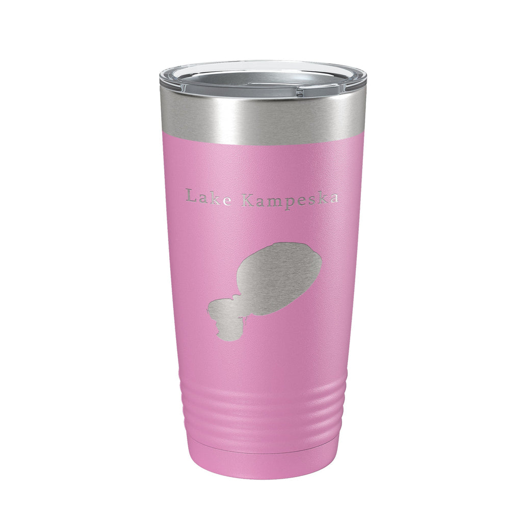 Lake Kampeska Map Tumbler Travel Mug Insulated Laser Engraved Coffee Cup South Dakota 20 oz