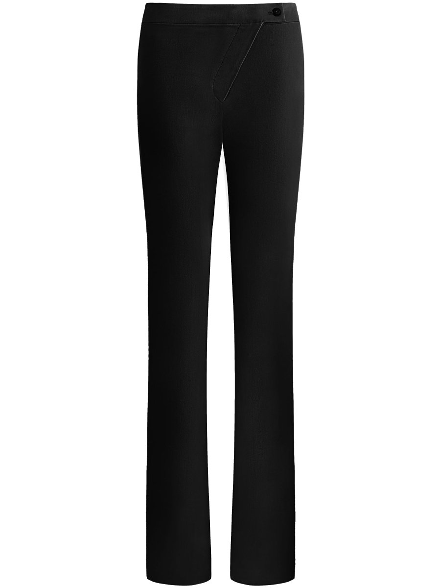 Black High-Waisted Flare Pants