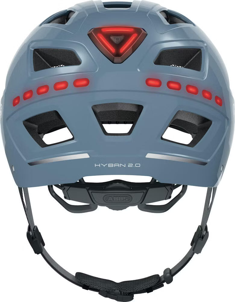 ABUS Helm HYBAN 2.0 LED signal glacier L