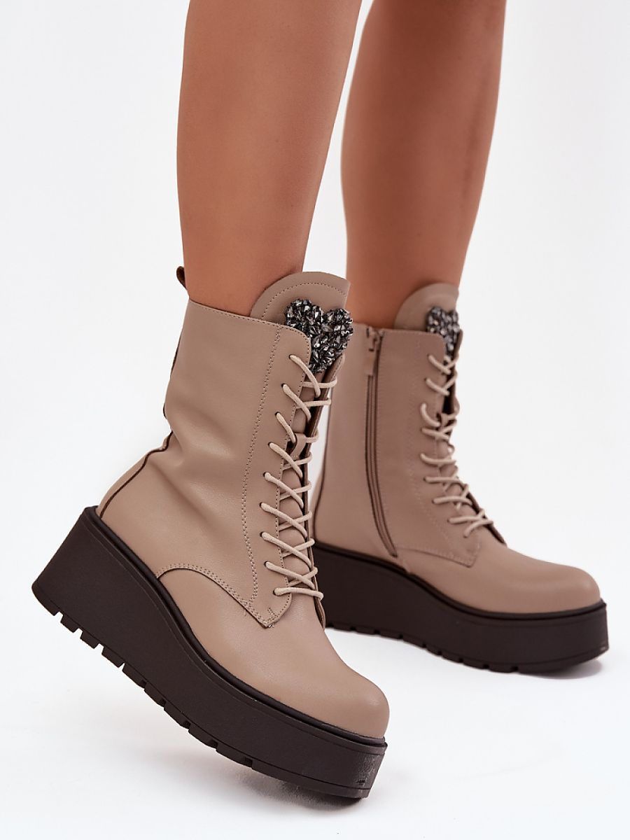Platform boots model 219269 Step in style
