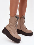 Platform boots model 219269 Step in style