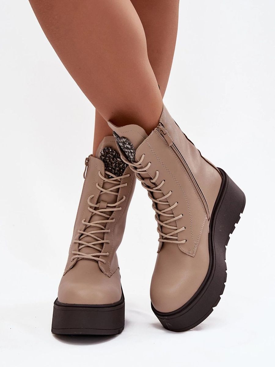 Platform boots model 219269 Step in style