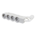Legrand 694561 prelungitoare 3 m 4 ieșire(i) AC De interior Gri, Alb (legrand694561)