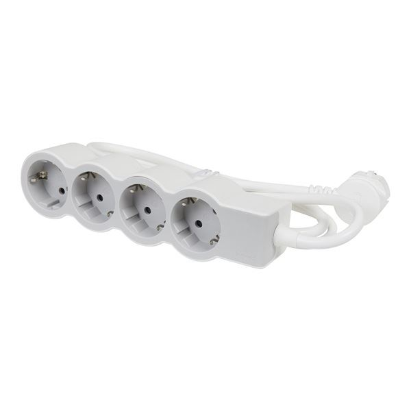 Legrand 694561 prelungitoare 3 m 4 ieșire(i) AC De interior Gri, Alb (legrand694561)