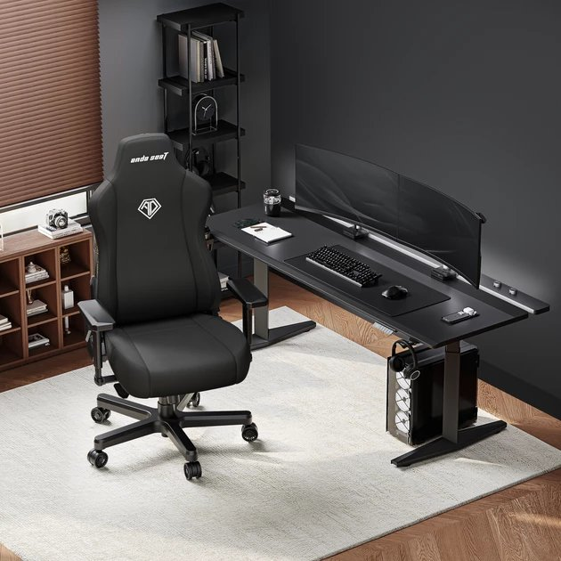 Anda Seat Kaiser 3E XL Gamer стол с черна тапицерия (AD23YC-XL-09-B-CF-B01)