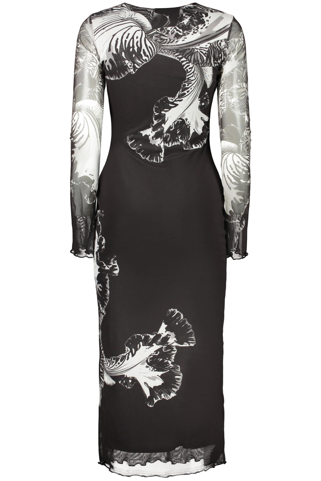 DESIGUAL WOMEN'S LONG BLACK DRESS