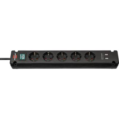 Brennenstuhl Steckdosenleiste Bremounta 5x schwarz 3m (1150660315)