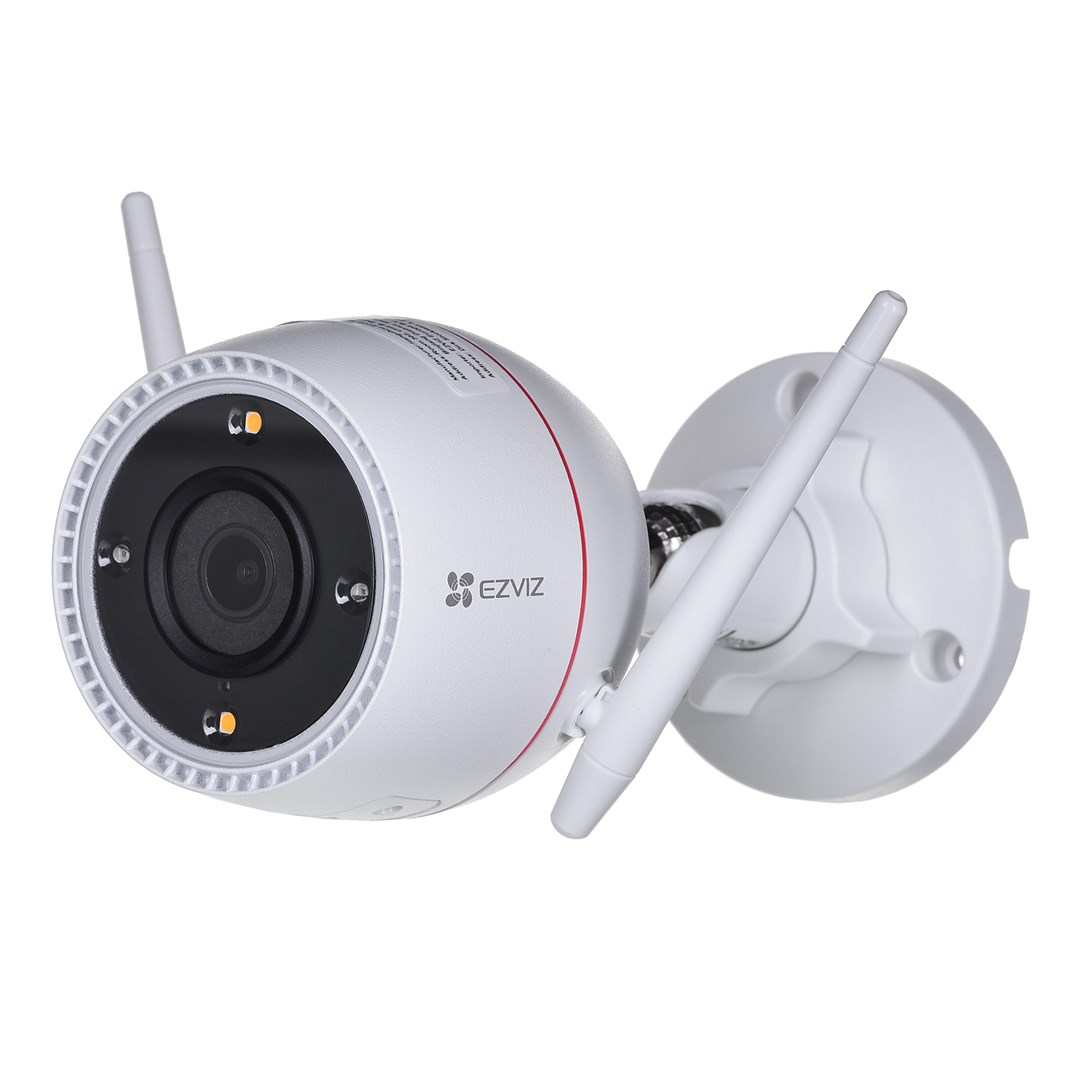 Камера за наблюдение EZVIZ, H3C, 2K, Външна, Wi-Fi камера, 3 MP резолюция, Smart IR, Бял (H3C 2K (OUTDOORBULLET) CS-H3C-R100-1K3WKFL(2.8MM))