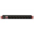 Napájecí lišta Rack 1U 8x Schuko Kabel C20 3m (102635)