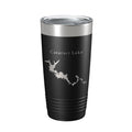 Cataract Lake Map Tumbler Travel Mug Insulated Laser Engraved Coffee Cup Indiana 20 oz