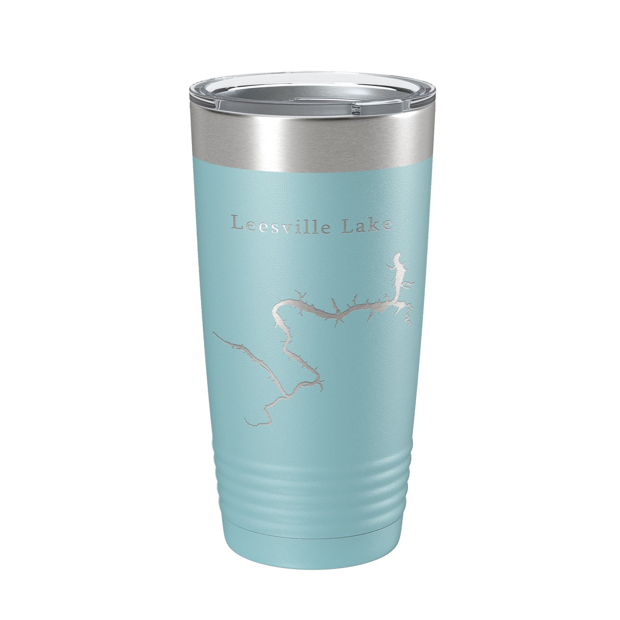 Leesville Lake Map Tumbler Travel Mug Insulated Laser Engraved Coffee Cup Virginia 20 oz