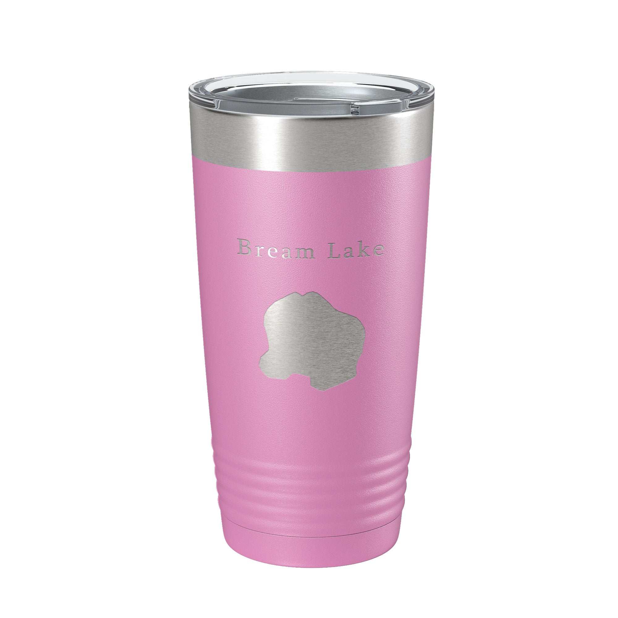 Bream Lake Map Tumbler Travel Mug Insulated Laser Engraved Coffee Cup Florida 20 oz