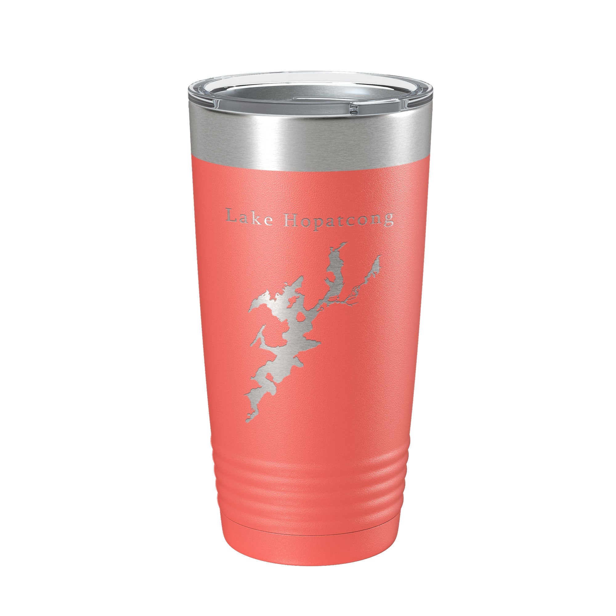 Lake Hopatcong Map Tumbler Travel Mug Insulated Laser Engraved Coffee Cup New Jersey 20 oz