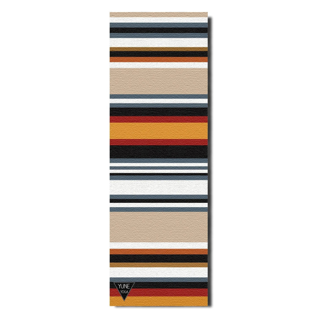 Falcons Rest Yoga Mat – 6 mm Extra Thick, Double-Sided Non-Slip, Eco-Friendly PER with Multi-Color Trail-Inspired Design | Yune Yoga