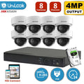 Hikvision CCTV Camera System 4MP POE IP Outdoor Camera 30m IR 8CH H.265+ NVR