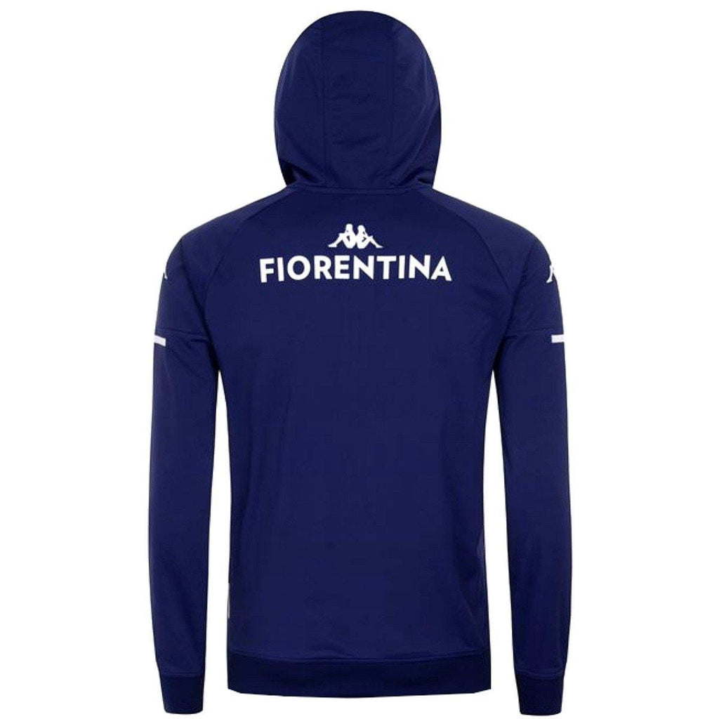 Fiorentina navy hooded presentation soccer tracksuit 2020/21 - Kappa