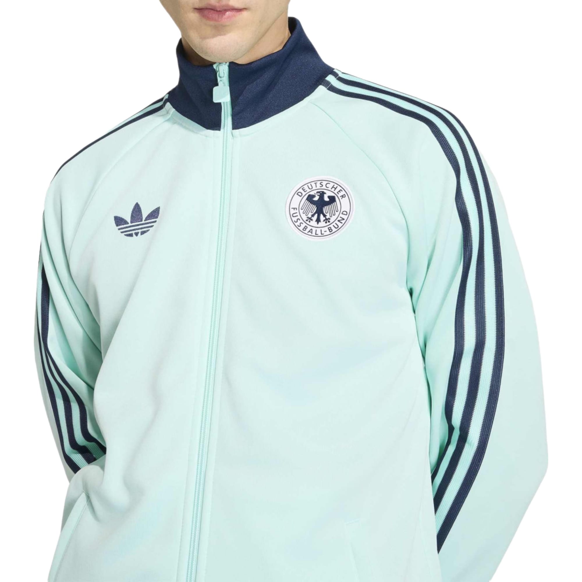 Germany light blue Originals casual presentation tracksuit 2026/27 - Adidas