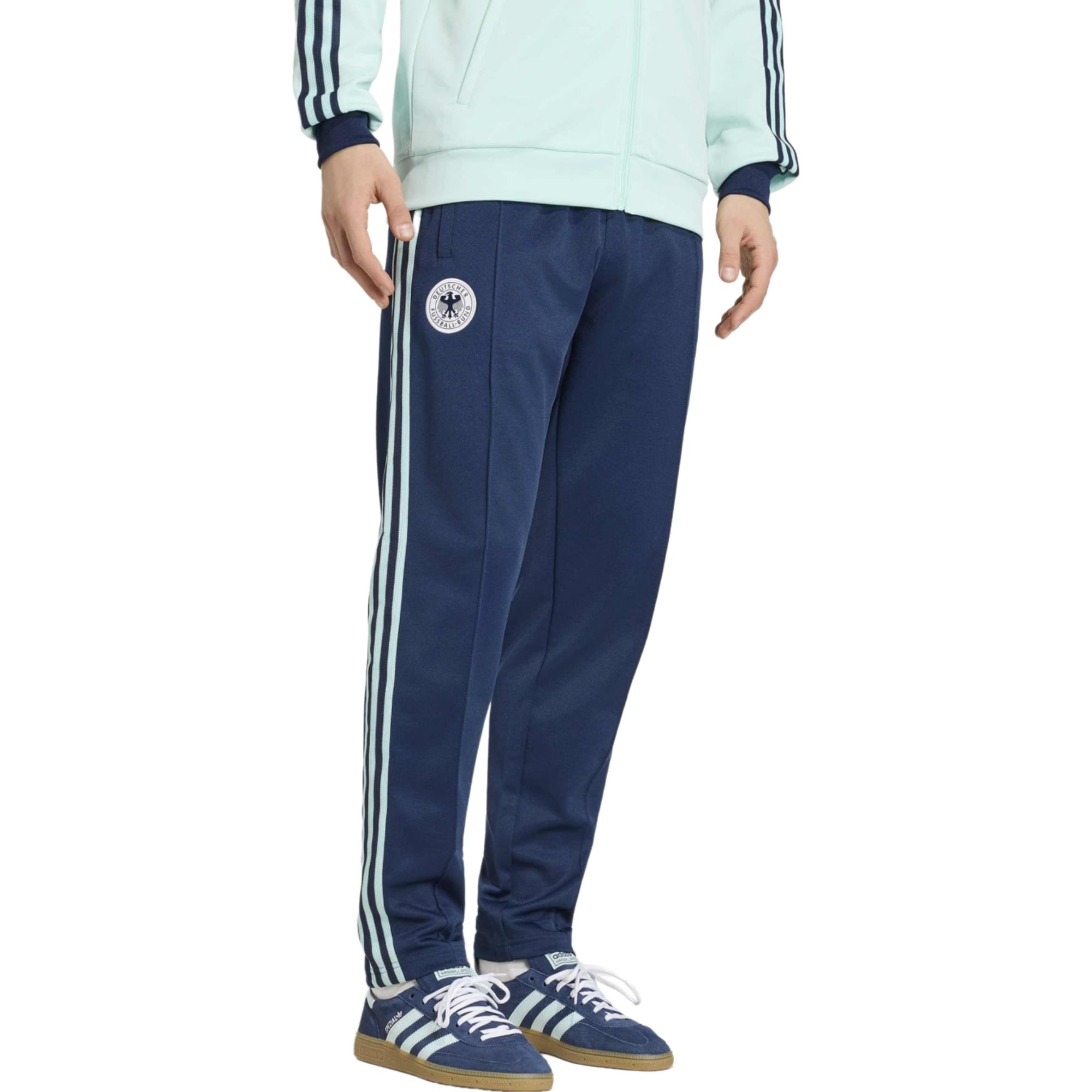 Germany light blue Originals casual presentation tracksuit 2026/27 - Adidas