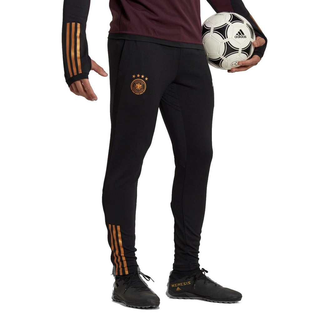 Germany training bench Soccer tracksuit 2022/23 white/black - Adidas