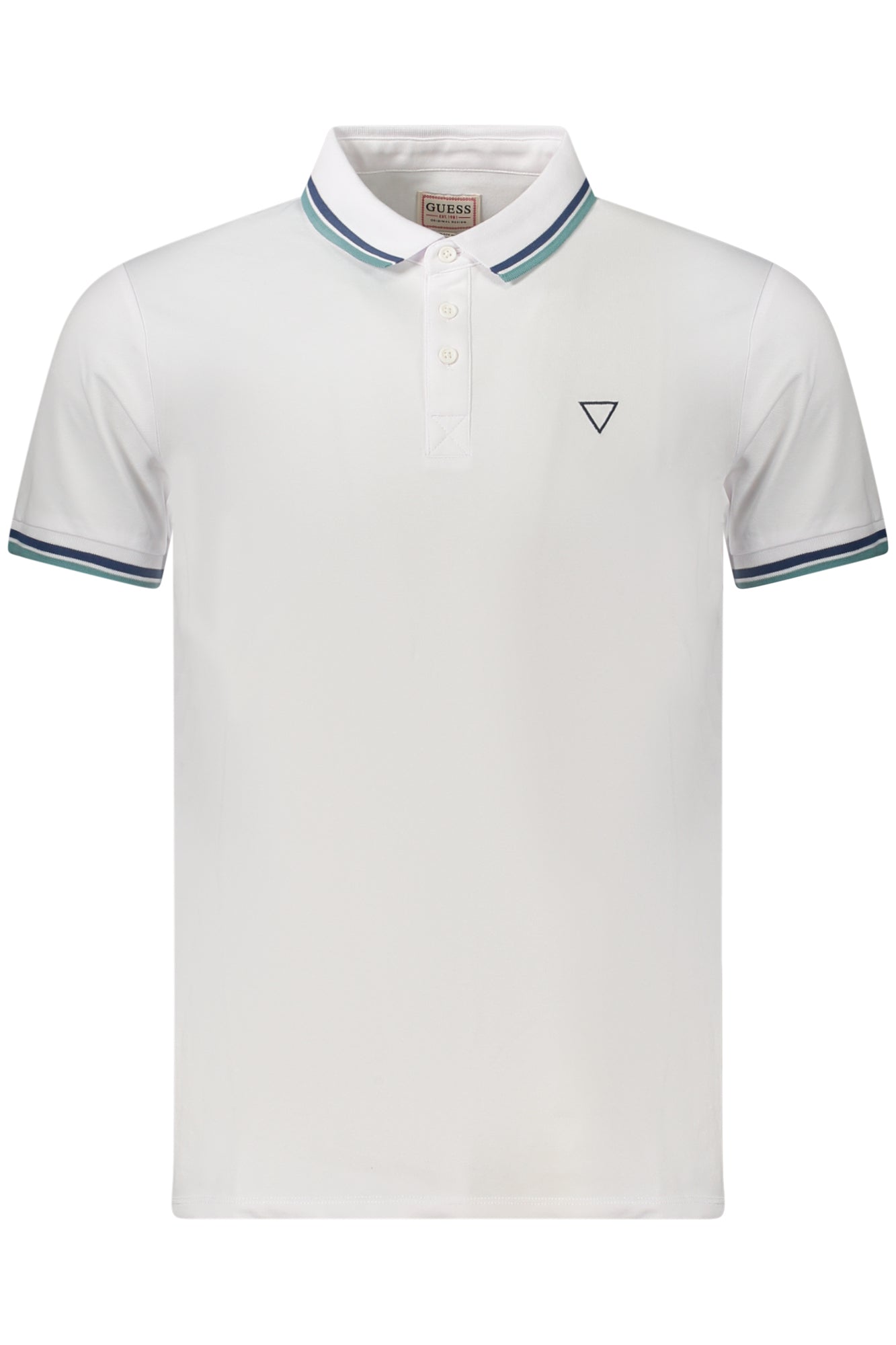 GUESS JEANS POLO SHORT SLEEVES MEN WHITE