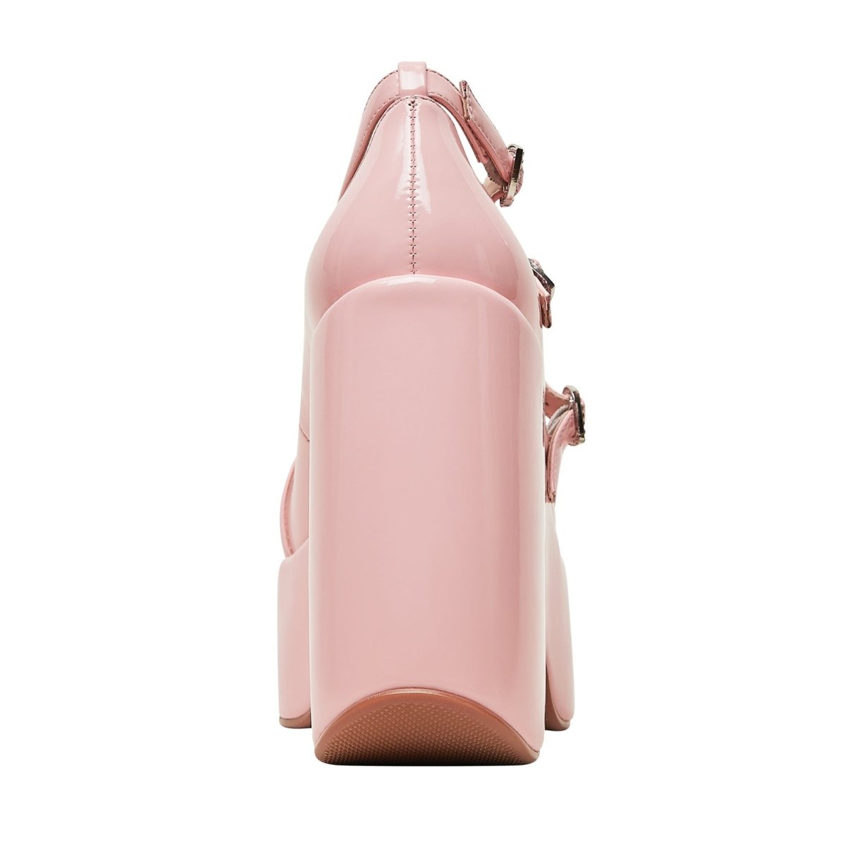 Heart Soft Pink Open Toe Wedge Sandals