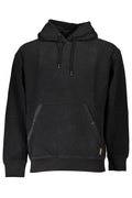 HUGO BOSS MEN'S BLACK ZIPLESS SWEATSHIRT