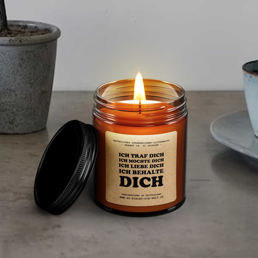 Ich traf dich, ich mochte dich, ich liebe dich, Duftkerze, Kerze, Valentinstags Geschenk für ihn, Jubiläumsgeschenk für Ehemann, Geburtstagsgeschenk für ihn, Jubiläumsgeschenk für ihn, Ehemann Geschenk, Geschenk für Männer