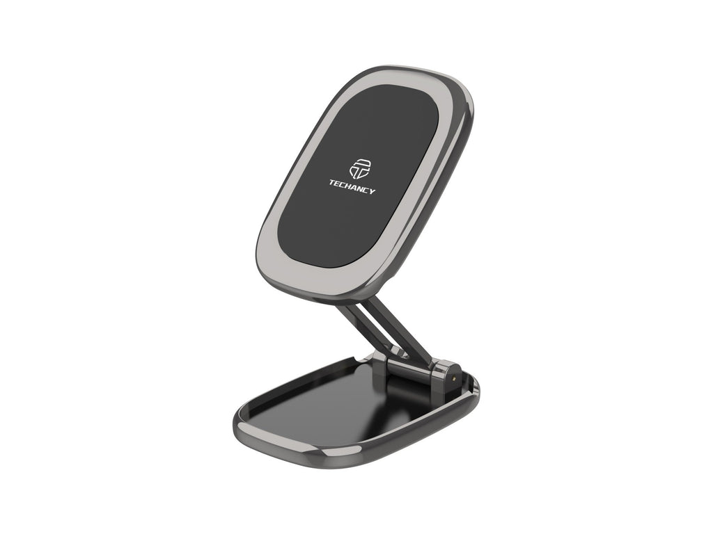 Techancy Suporte Magnético Dobrável Para Telemóvel Para Automóvel Ti2316, Fita Adesiva Dupla Face De Alta Qualidade