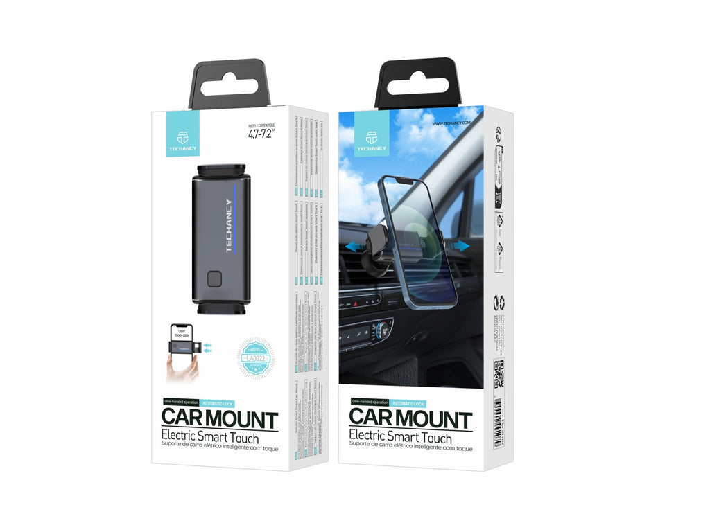 Techancy Suporte Para Veículo Elétrico Preto  LA0022, Abertura E Fecho Por Toque Inteligente, Bloqueio Automático,