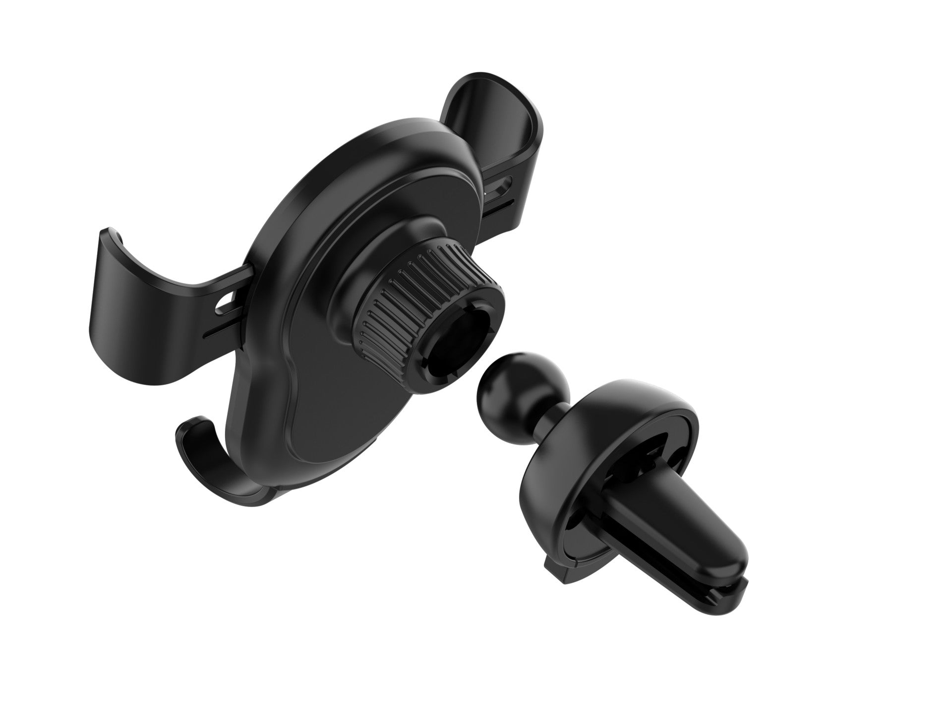 Techancy Suporte De Telemóvel Para Automóvel TI2319,Auto Grip Suporte Para Telemóveis De 4,7 - 7,2 - Polegadas，Preto