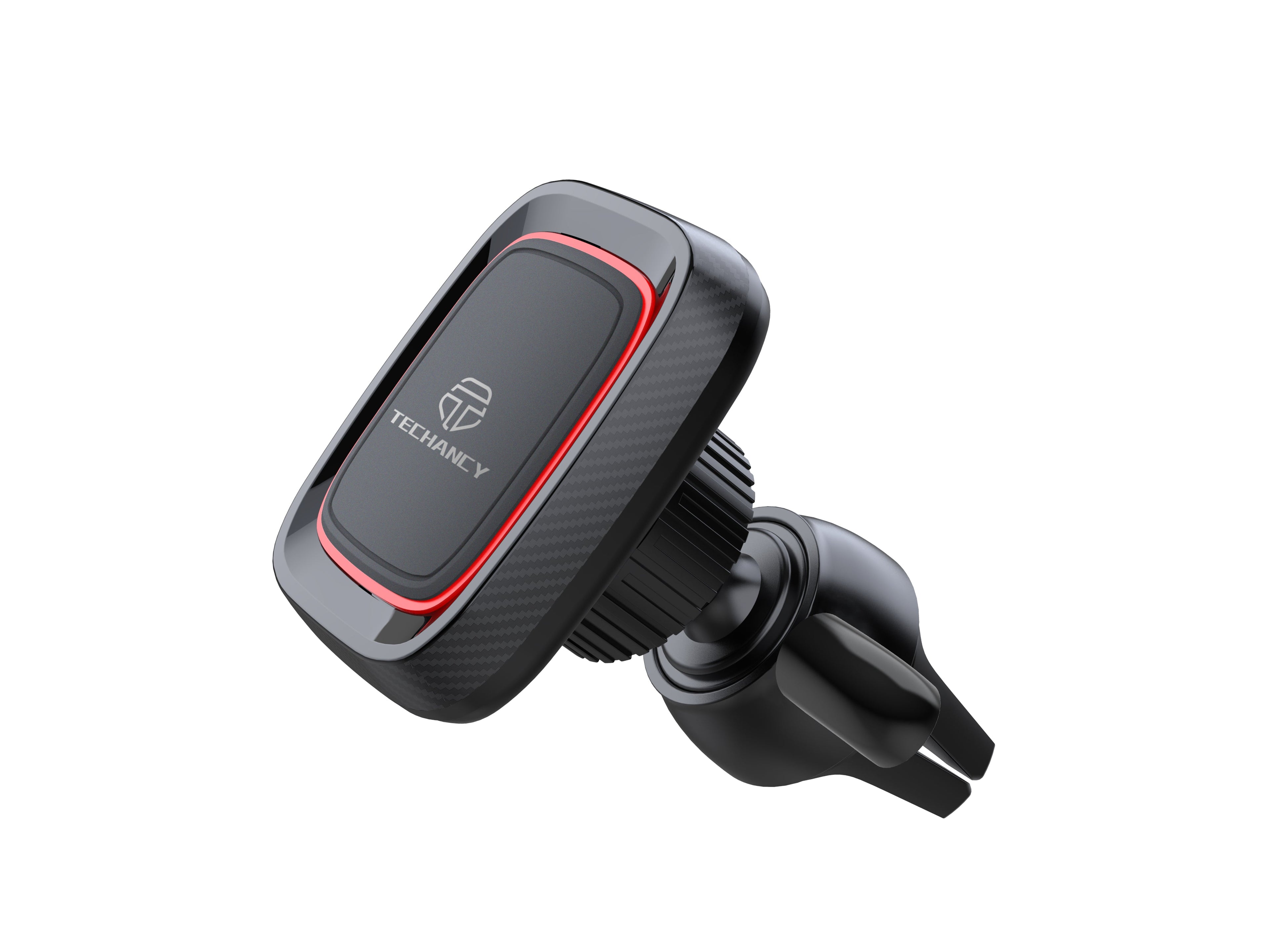 Techancy Suporte Magnético Para Telemóvel Para Automóvel Ti2209, Forte Capacidade De Adsorção Magnética. Preto