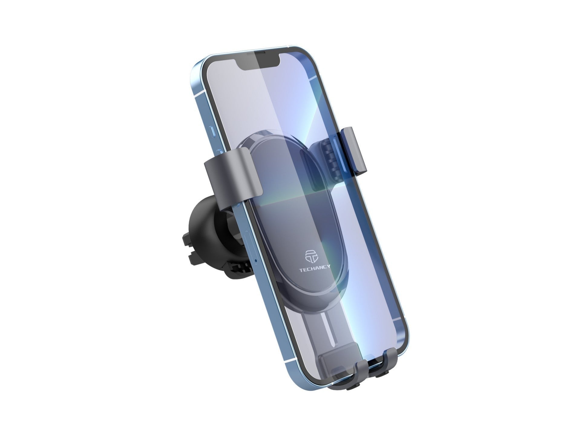 Techancy Suporte Para Telemóvel Para Automóvel Ti2251, Para Telemóveis De 7,2”, Suporte Firme Por Gravidade, Metal,