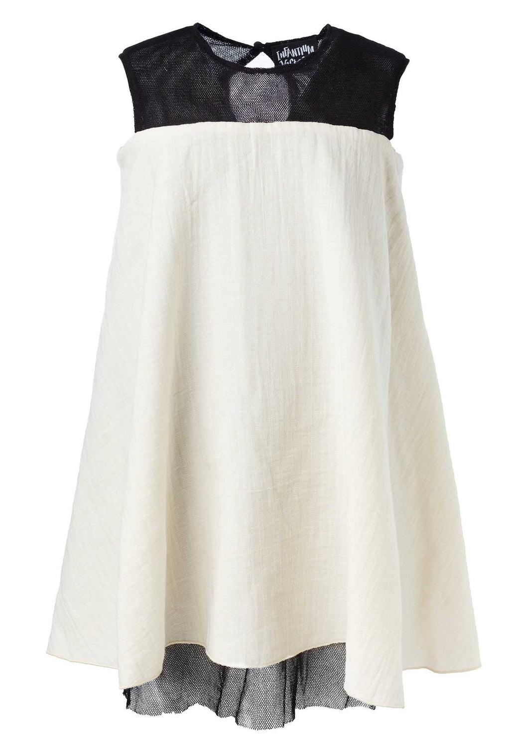 White Baby Doll Dress for Girls