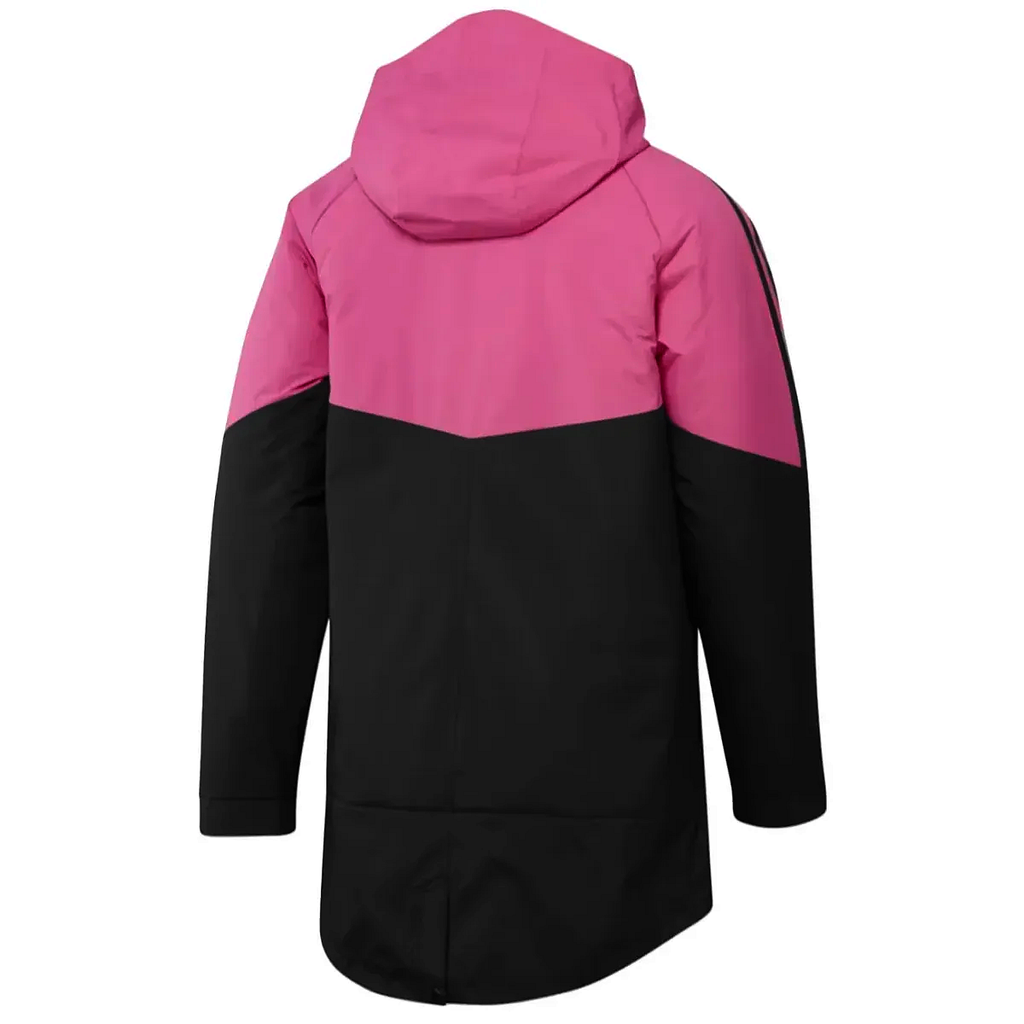 Juventus Soccer parka down jacket 2022 pink/black - Adidas