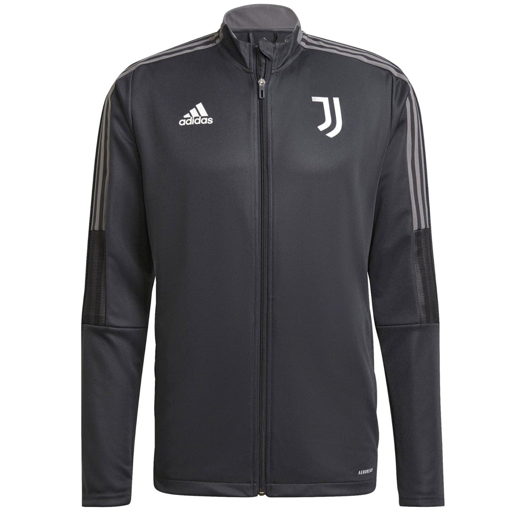 Juventus dark grey training bench Soccer tracksuit 2021/22 - Adidas