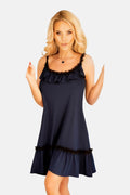 navy blue petticoat dress KA922384 - 2XL