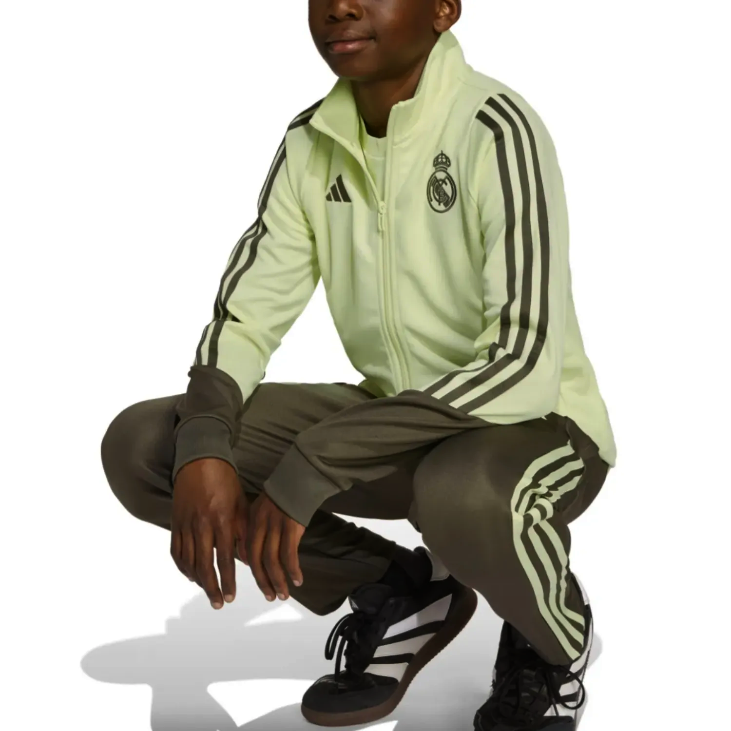 Kids - Real Madrid Training Presentation Bench Tracksuit 2025/26 - Adidas