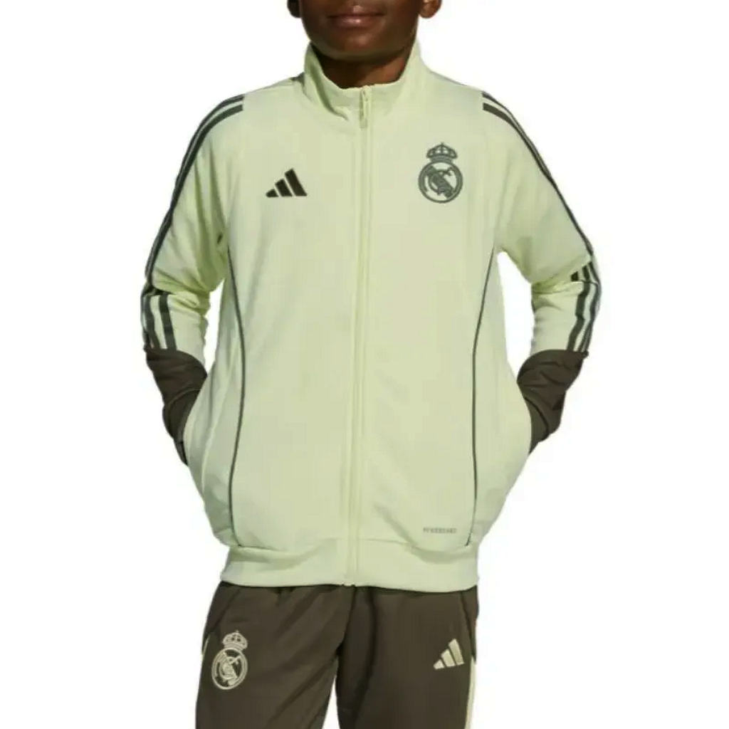 Kids - Real Madrid Training Presentation Bench Tracksuit 2025/26 - Adidas