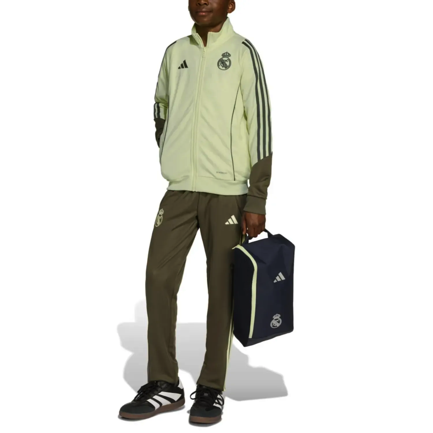 Kids - Real Madrid Training Presentation Bench Tracksuit 2025/26 - Adidas
