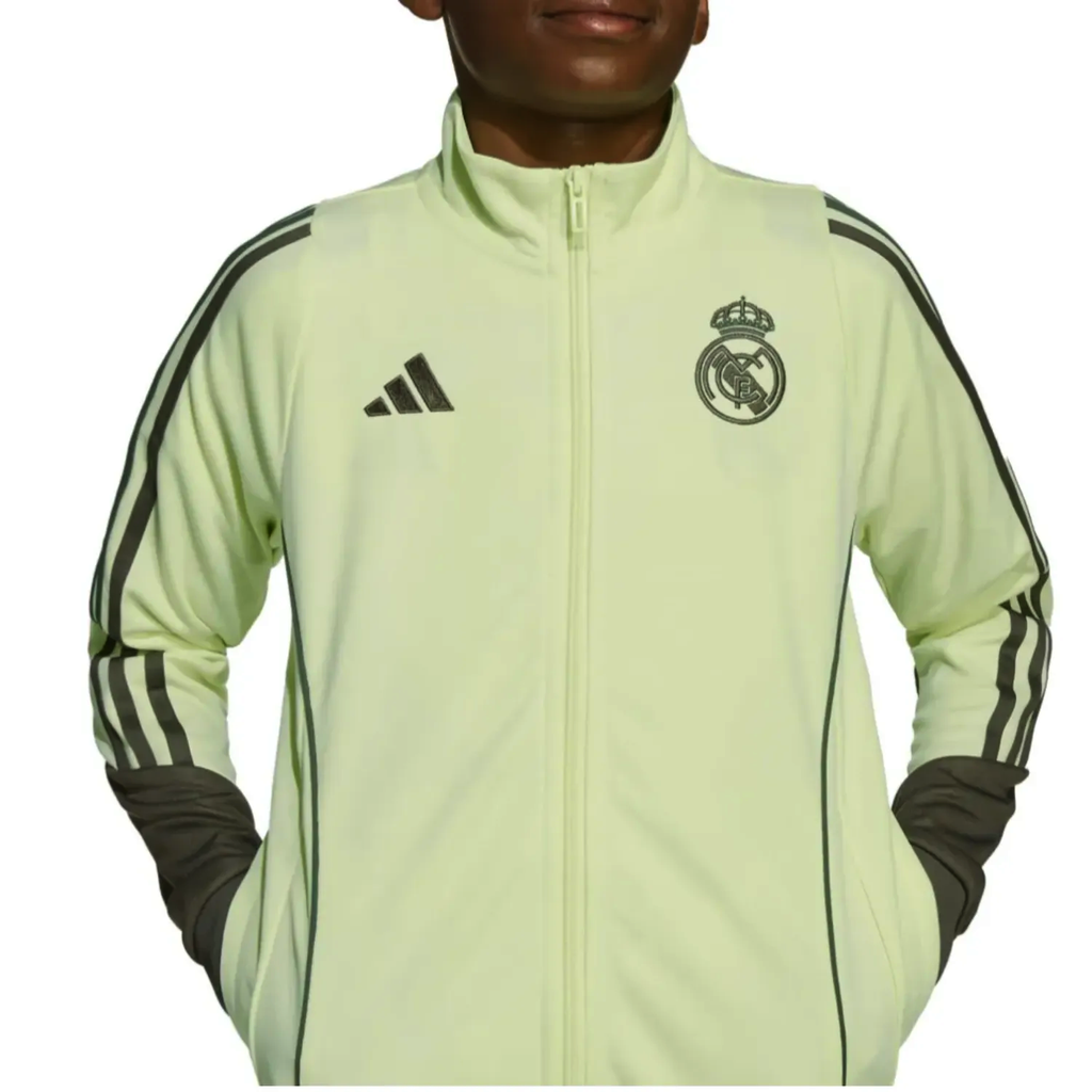 Kids - Real Madrid Training Presentation Bench Tracksuit 2025/26 - Adidas