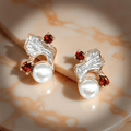 Earrings Fiamma - Sterling Silver Flame Design Earrings