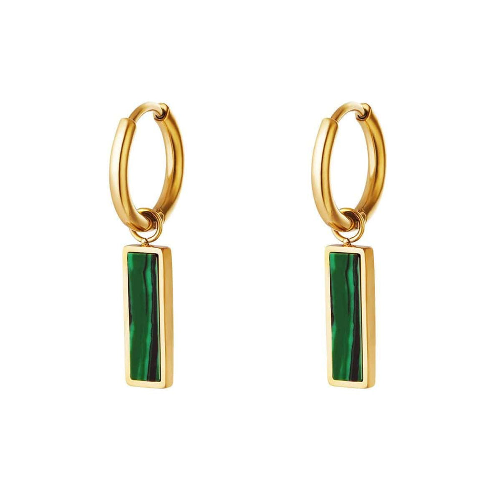 Earrings Fresh - Gold Plated Modern Fresh Design
