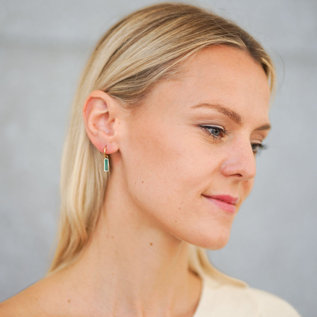 Earrings Fresh - Gold Plated Modern Fresh Design