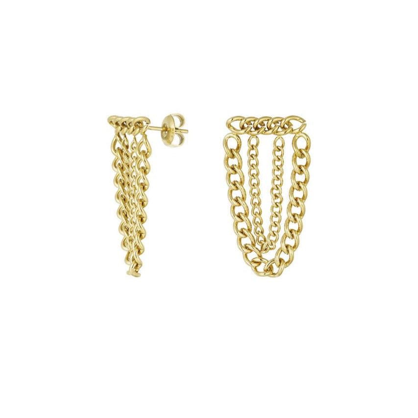 Earrings Romy - Gold Plated Elegant Earrings
