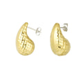 Earrings Selena - Gold Plated Elegant Statement Earrings