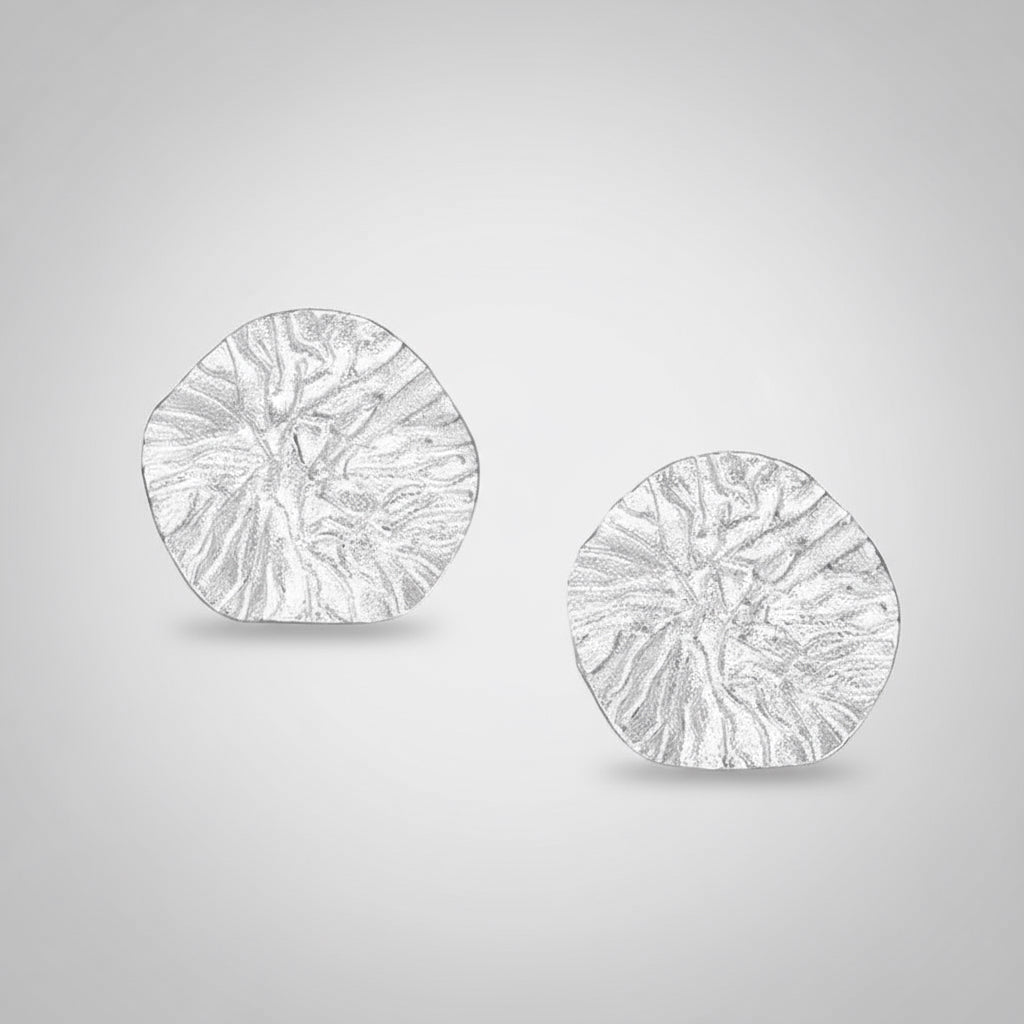 Earrings Touch - Gold Plated Stainless Steel Elegant Earrings